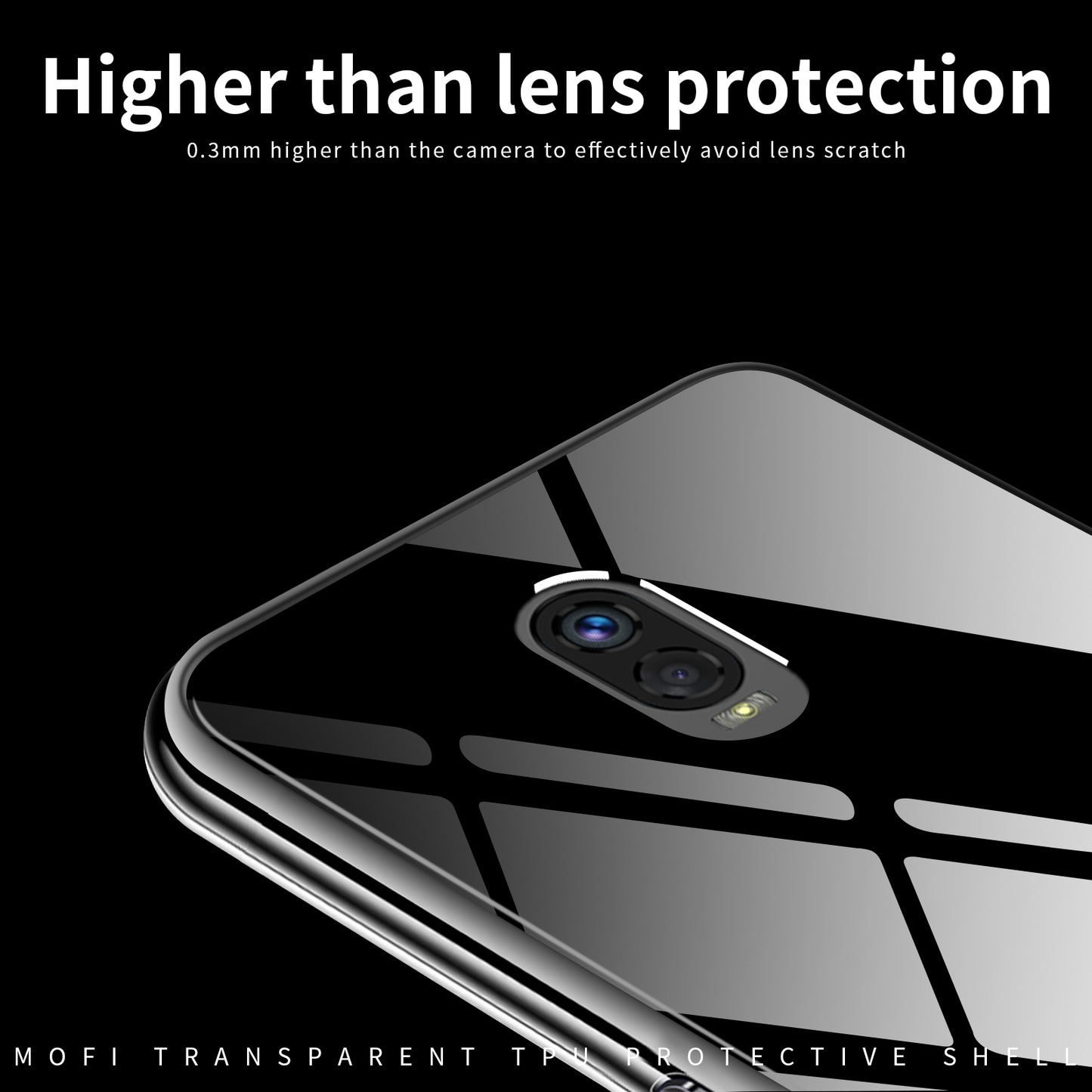 Samsung Galaxy C8 Clear TPU Case - Ultra-Thin, Shockproof, Anti-Yellowing Transparent Soft Protective Cover with Precise Cutouts, Scratch Resistance & Lightweight Design