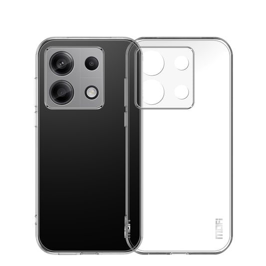 Xiaomi Redmi Note 13 Pro 5G Clear TPU Case - Ultra-Thin, Shockproof, Anti-Yellowing Transparent Soft Protective Cover with Precise Cutouts, Scratch Resistance & Lightweight Design
