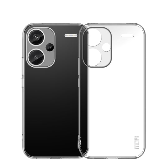 Xiaomi Redmi Note 13 Pro+ Clear TPU Case - Ultra-Thin, Shockproof, Anti-Yellowing Transparent Soft Protective Cover with Precise Cutouts, Scratch Resistance & Lightweight Design
