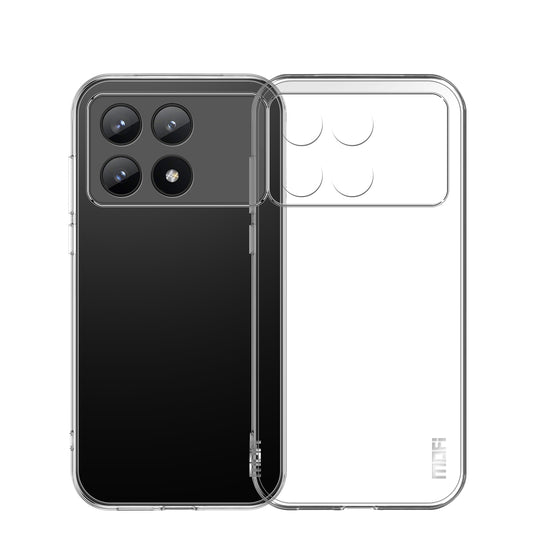 Xiaomi Redmi K70/K70 Pro Clear TPU Case - Ultra-Thin, Shockproof, Anti-Yellowing Transparent Soft Protective Cover with Precise Cutouts, Scratch Resistance & Lightweight Design