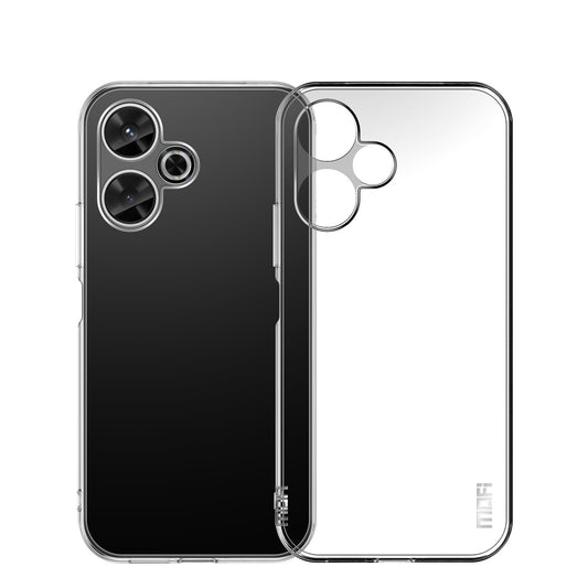 Xiaomi Redmi 13 Clear TPU Case - Ultra-Thin, Shockproof, Anti-Yellowing Transparent Soft Protective Cover with Precise Cutouts, Scratch Resistance & Lightweight Design