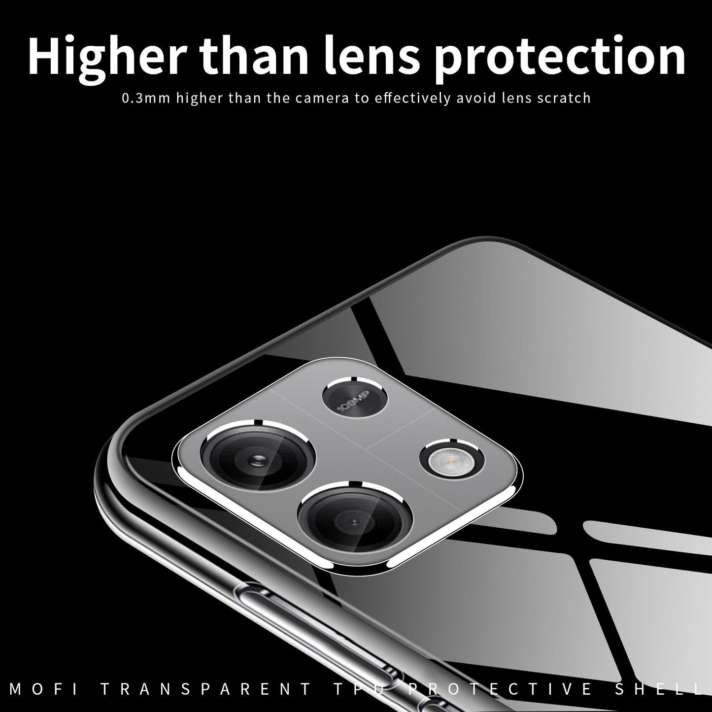Xiaomi Redmi Note 14s Clear TPU Case - Ultra-Thin, Shockproof, Anti-Yellowing Transparent Soft Protective Cover with Precise Cutouts, Scratch Resistance & Lightweight Design