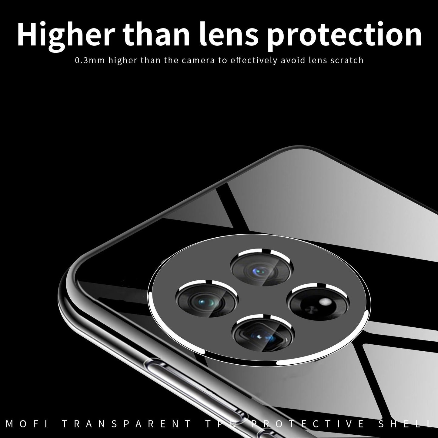 OnePlus Ace 5 Clear TPU Case - Ultra-Thin, Shockproof, Anti-Yellowing Transparent Soft Protective Cover with Precise Cutouts, Scratch Resistance & Lightweight Design