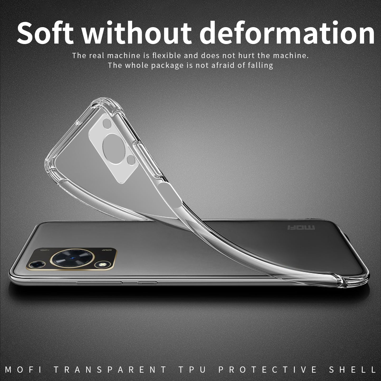 Huawei Enjoy 70 Clear TPU Case - Ultra-Thin, Shockproof, Anti-Yellowing Transparent Soft Protective Cover with Precise Cutouts, Scratch Resistance & Lightweight Design