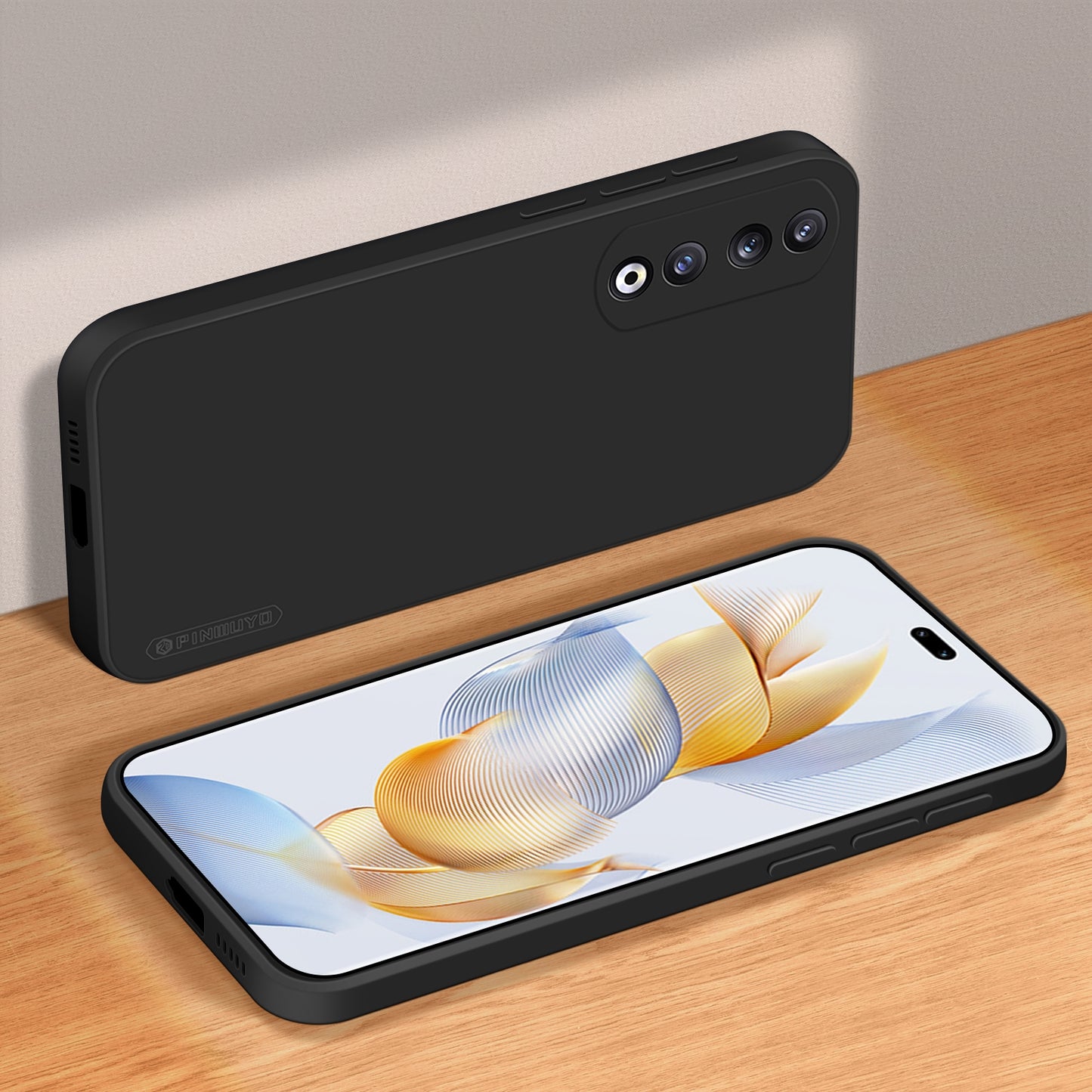 Honor 90 Phone Case - Liquid Silicone TPU Protective Cover with Anti-Scratch, Shockproof Design, Fingerprint Resistant & Soft Grip Feel