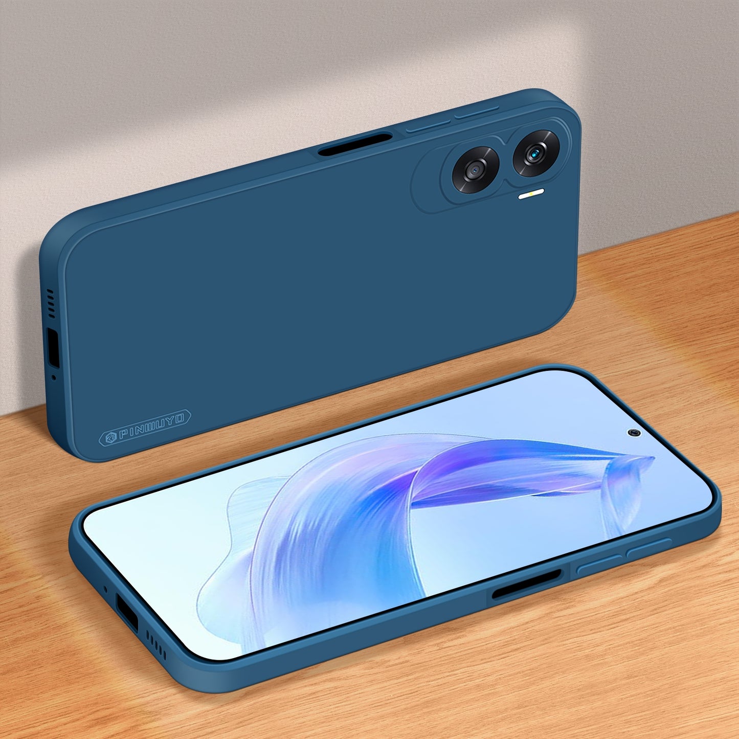 Honor 90 Lite Phone Case - Liquid Silicone TPU Protective Cover with Anti-Scratch, Shockproof Design, Fingerprint Resistant & Soft Grip Feel