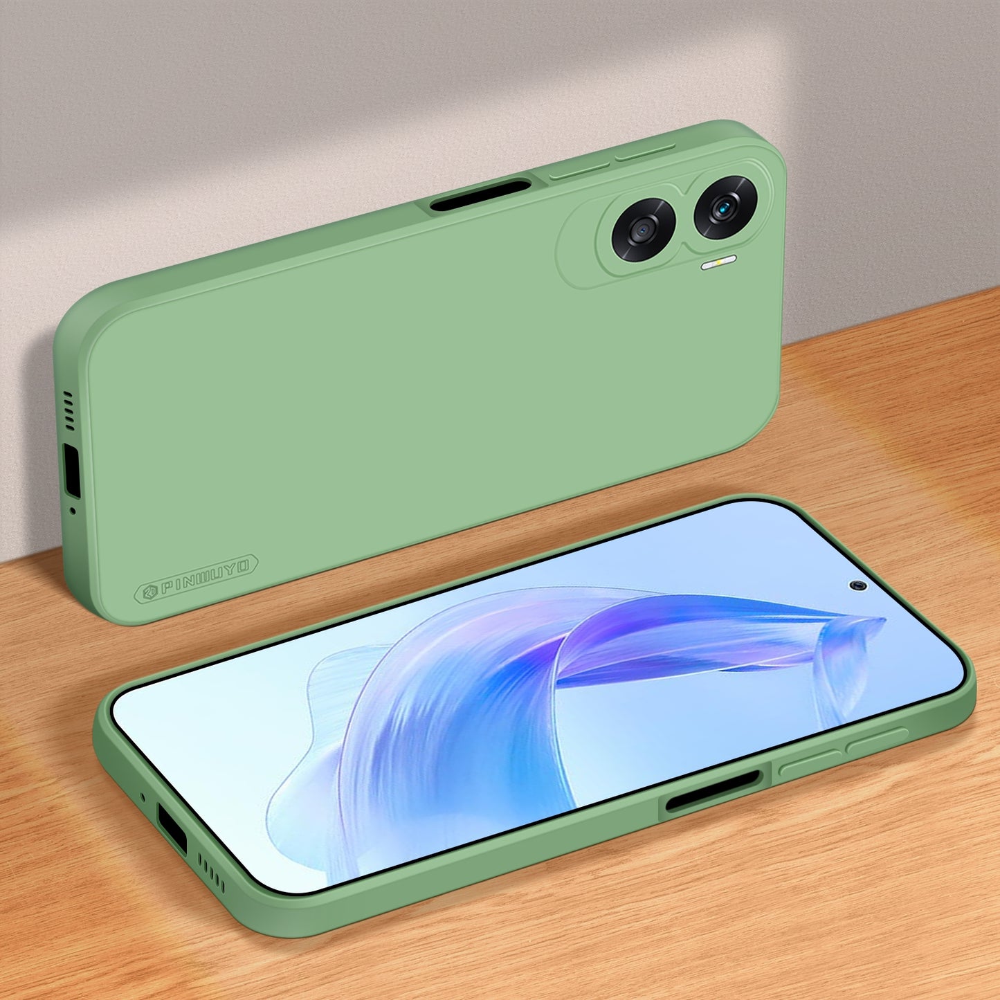Honor 90 Lite Phone Case - Liquid Silicone TPU Protective Cover with Anti-Scratch, Shockproof Design, Fingerprint Resistant & Soft Grip Feel