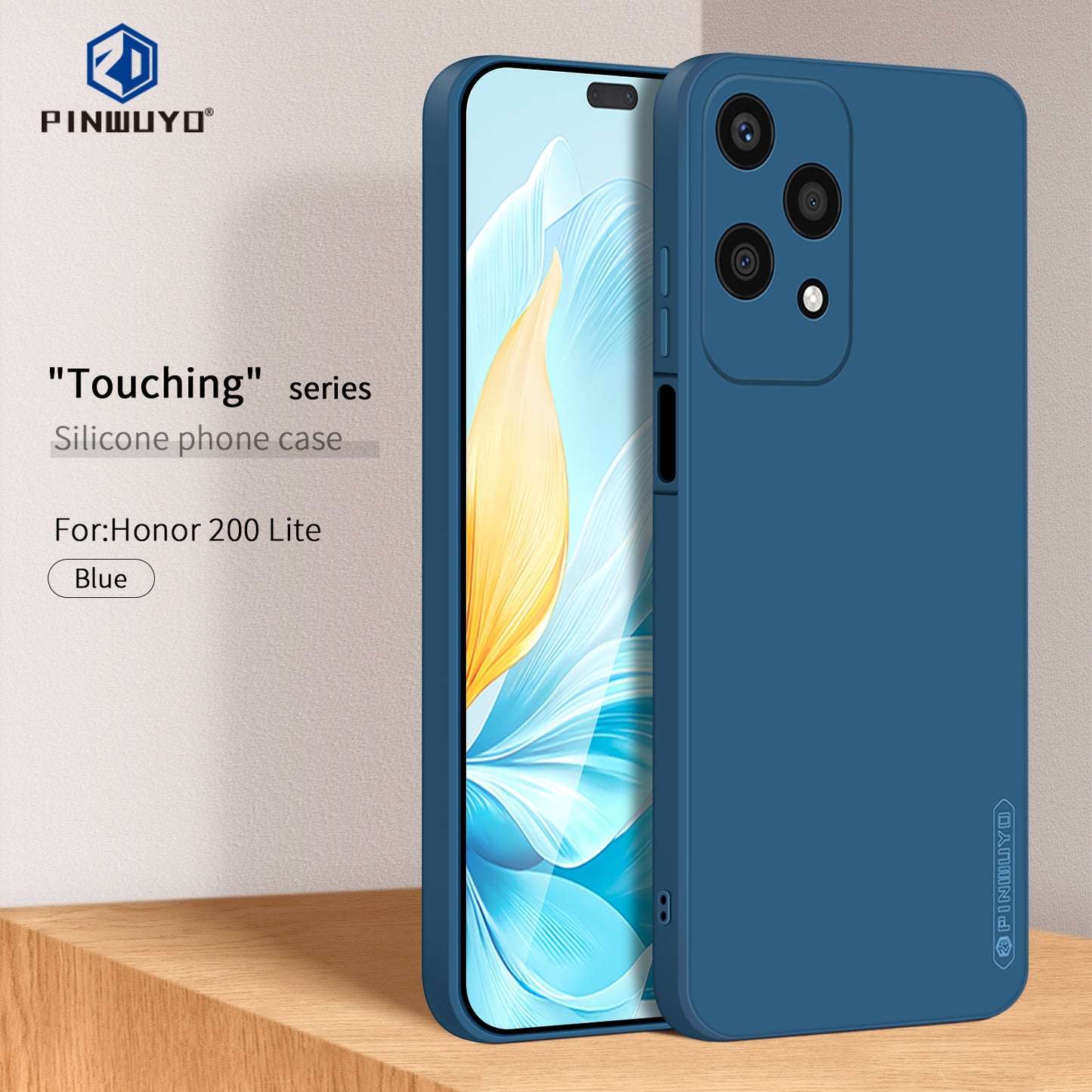 Honor 200 Lite Global Phone Case - Liquid Silicone TPU Protective Cover with Anti-Scratch, Shockproof Design, Fingerprint Resistant & Soft Grip Feel