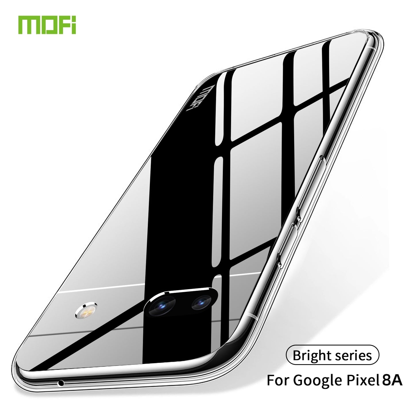 Google Pixel 8a Clear TPU Case - Ultra-Thin, Shockproof, Anti-Yellowing Transparent Soft Protective Cover with Precise Cutouts, Scratch Resistance & Lightweight Design