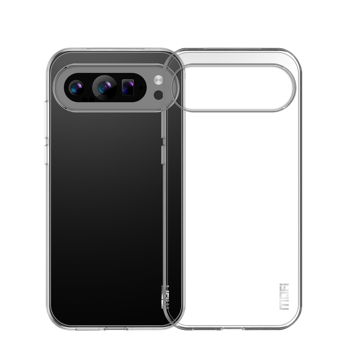 Google Pixel 9 Clear TPU Case - Ultra-Thin, Shockproof, Anti-Yellowing Transparent Soft Protective Cover with Precise Cutouts, Scratch Resistance & Lightweight Design