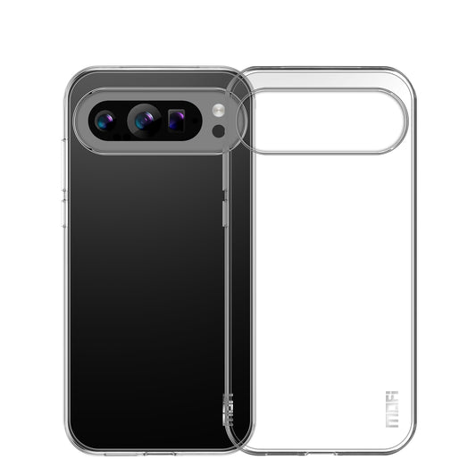 Google Pixel 9 Clear TPU Case - Ultra-Thin, Shockproof, Anti-Yellowing Transparent Soft Protective Cover with Precise Cutouts, Scratch Resistance & Lightweight Design