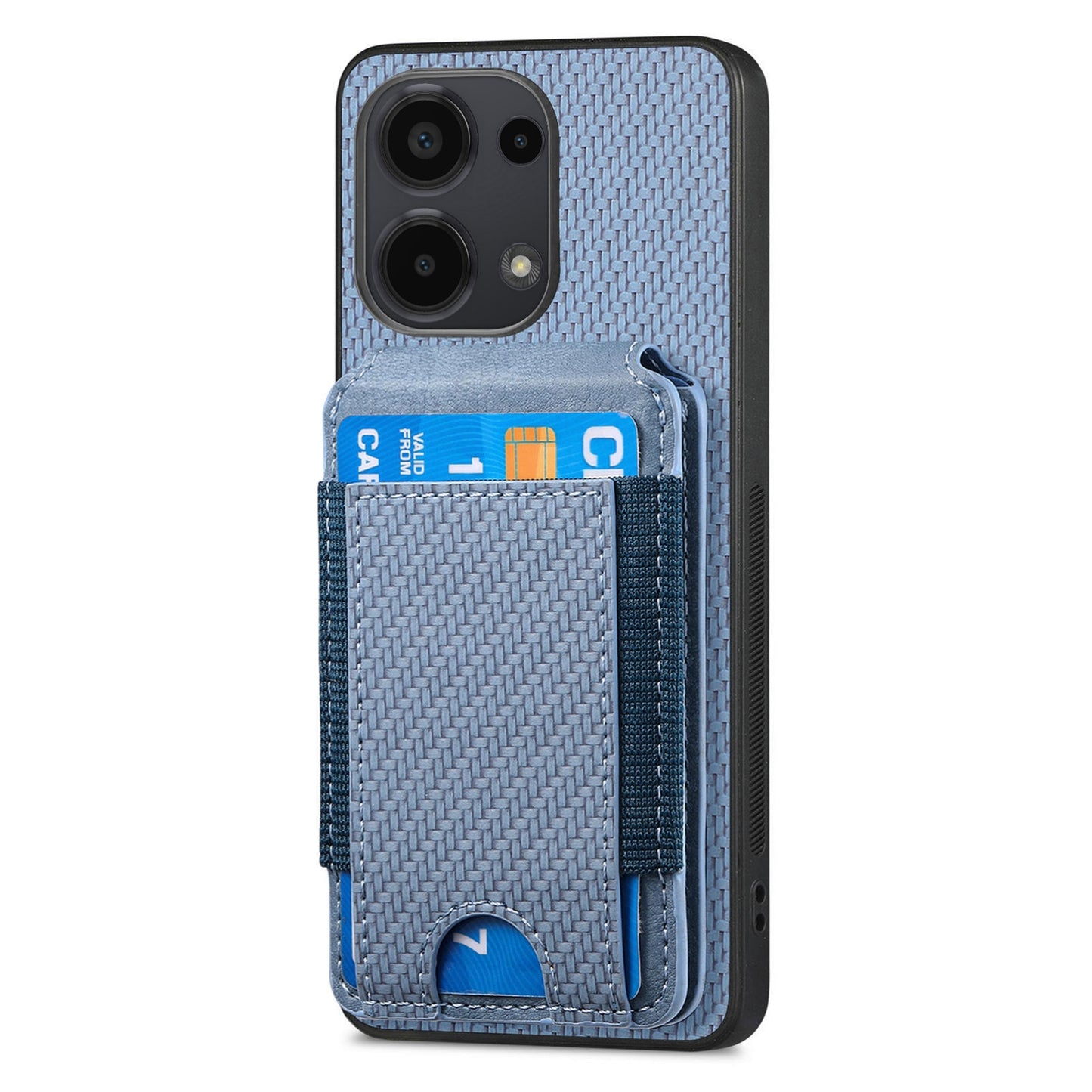 For Xiaomi 12 Lite Vertical Flip Wallet Stand Phone Case with Carbon Fibre Pattern