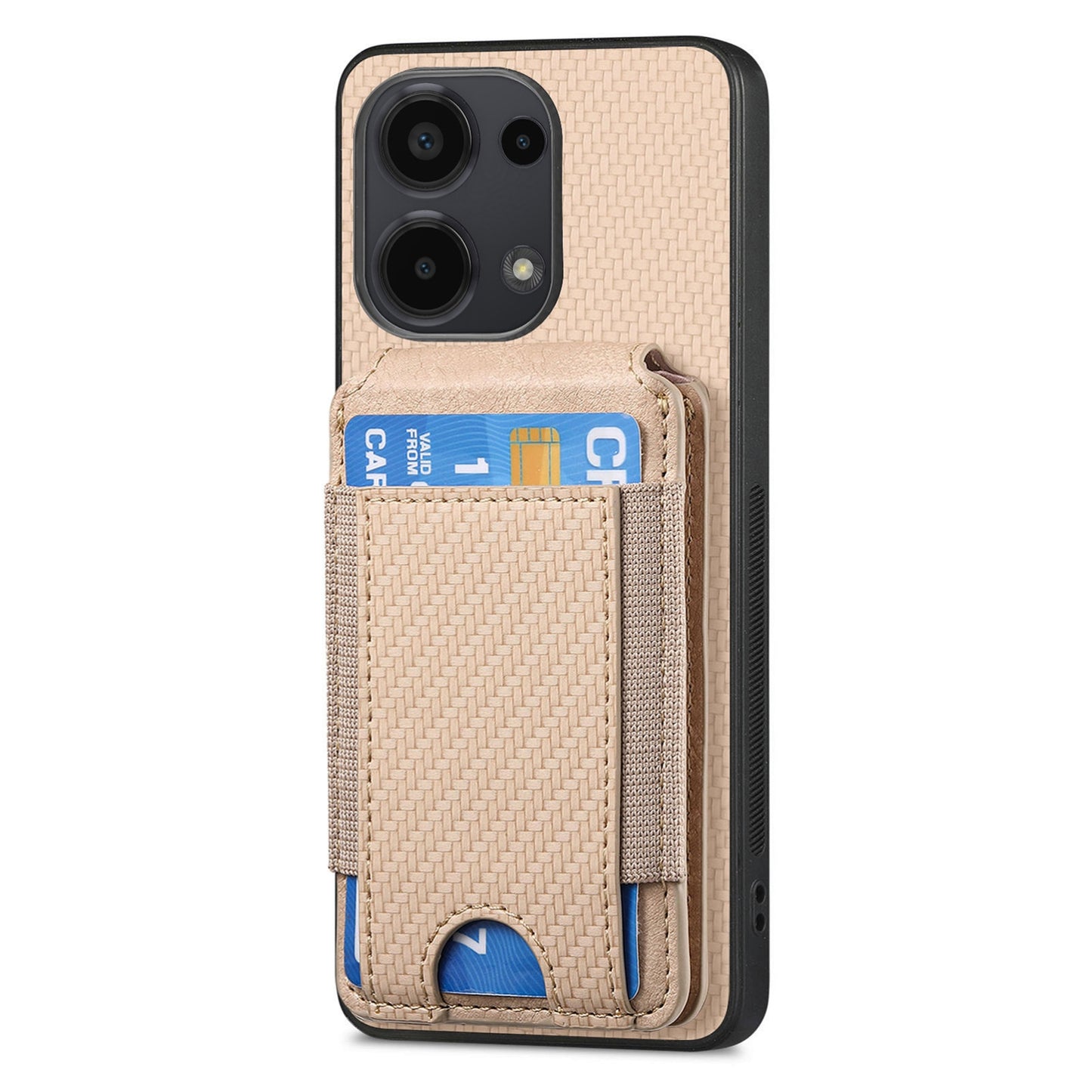 For Xiaomi 12 Lite Vertical Flip Wallet Stand Phone Case with Carbon Fibre Pattern