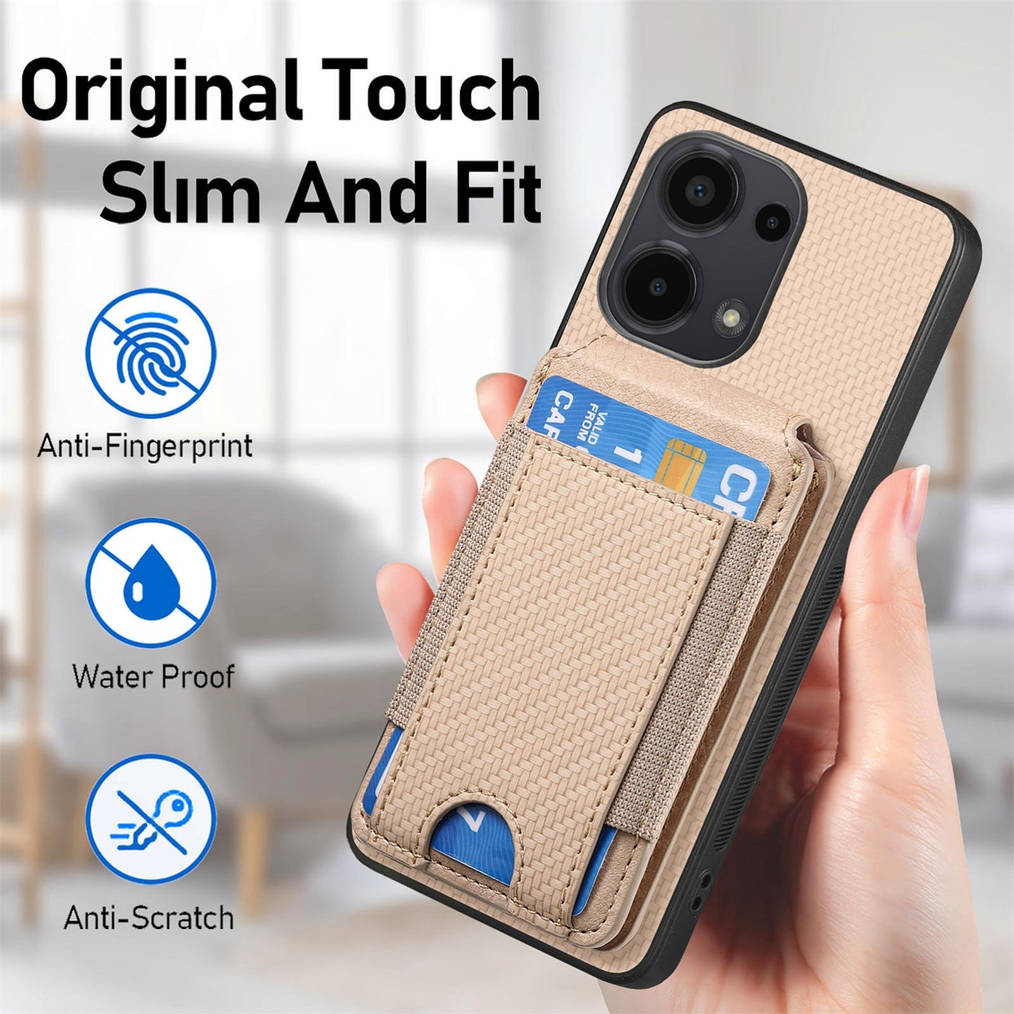 For Xiaomi 12 Lite Vertical Flip Wallet Stand Phone Case with Carbon Fibre Pattern