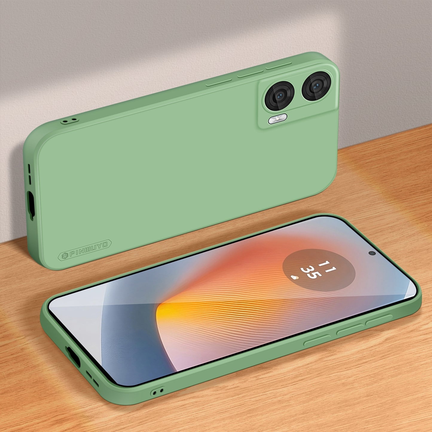 Motorola Moto G85 Phone Case - Liquid Silicone TPU Protective Cover with Anti-Scratch, Shockproof Design, Fingerprint Resistant & Soft Grip Feel