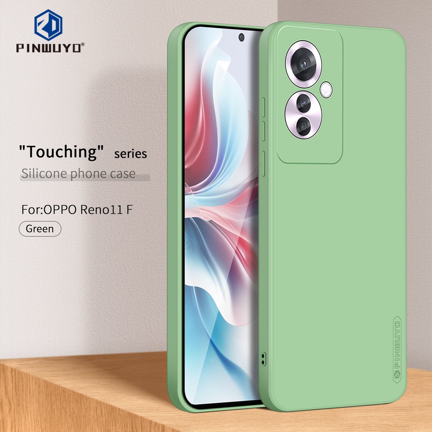 OPPO Reno11 F Phone Case - Liquid Silicone TPU Protective Cover with Anti-Scratch, Shockproof Design, Fingerprint Resistant & Soft Grip Feel
