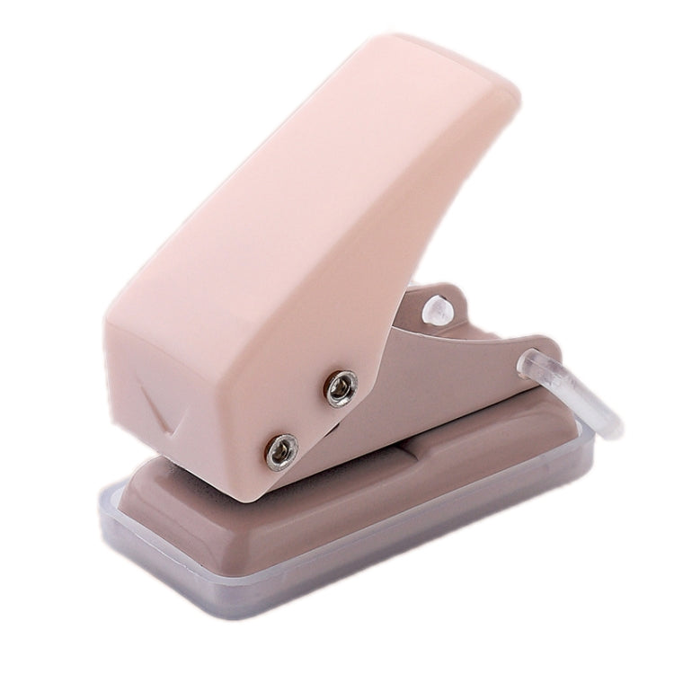 KW-Trio 92A0 Compact Single Hole Punch - 10 Sheets Capacity, Mini Loose Leaf Puncher, Easy Storage with Lock