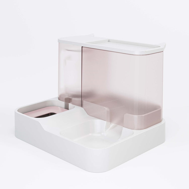 Large Capacity 2-in-1 Cat Feeder & Water Dispenser - Automatic Pet Feeding Solution