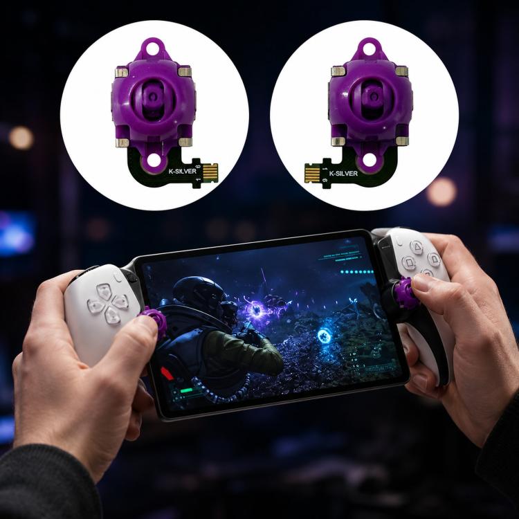 PS5 Portal & PS VR2 Left TMR Joystick Replacement - Non-Contact, Low Power, Plug-and-Play Design