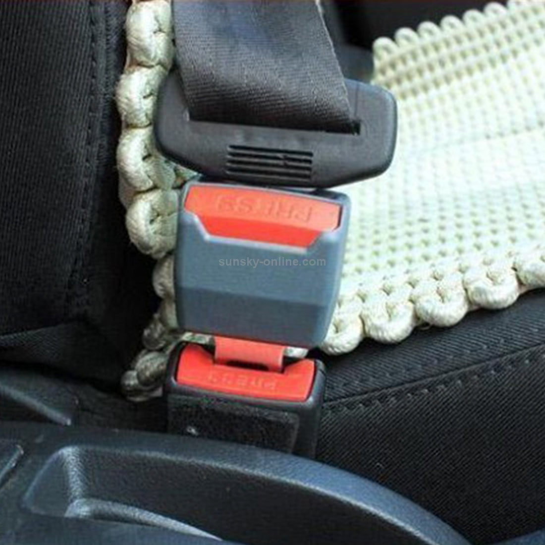 2 Pack Universal Car Seat Belt Extender - RS-01 Safety Buckle Extension