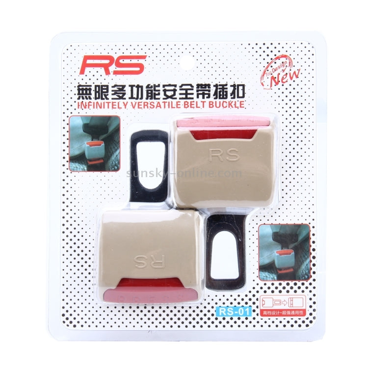 2 Pack Universal Car Seat Belt Extender - RS-01 Safety Buckle Extension
