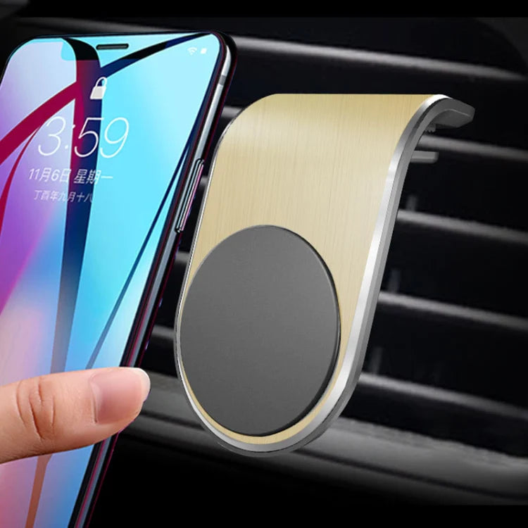 Compact Magnetic Car Phone Holder – Universal Air Vent Mount