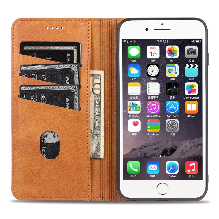 iPhone 6 Leather Wallet Case with Card Holder & Magnetic Closure