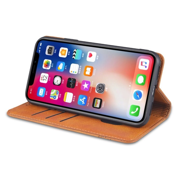iPhone XR Leather Wallet Case with Card Holder & Magnetic Closure