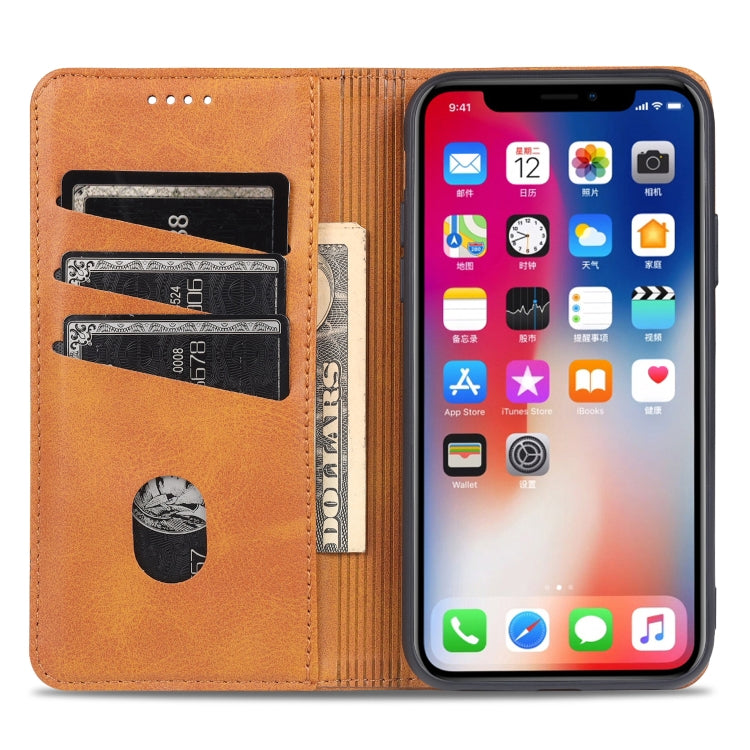 iPhone XR Leather Wallet Case with Card Holder & Magnetic Closure