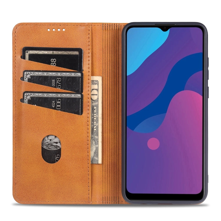 For OPPO A15 Leather Wallet Case with Card Holder & Magnetic Closure