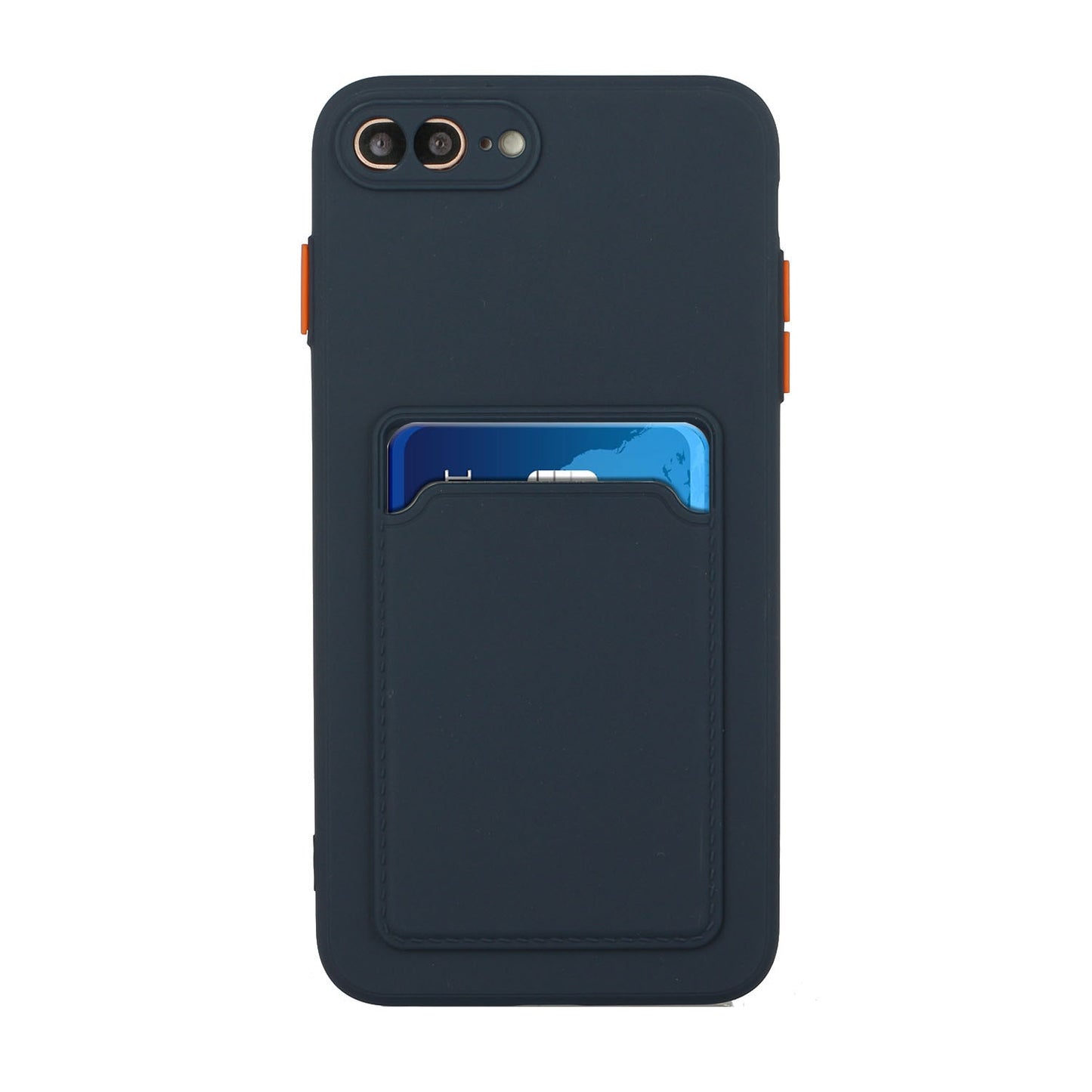 iPhone 7 Plus/8 Plus Shockproof TPU Case with Card Holder - Durable & Lightweight Design