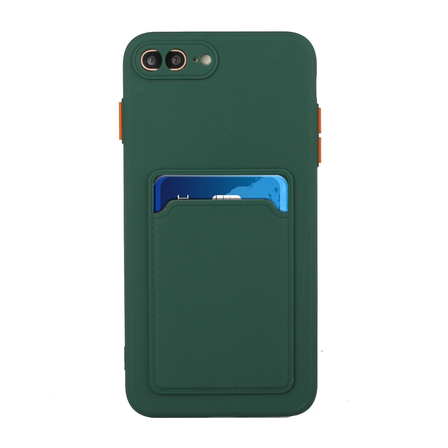 iPhone 7 Plus/8 Plus Shockproof TPU Case with Card Holder - Durable & Lightweight Design