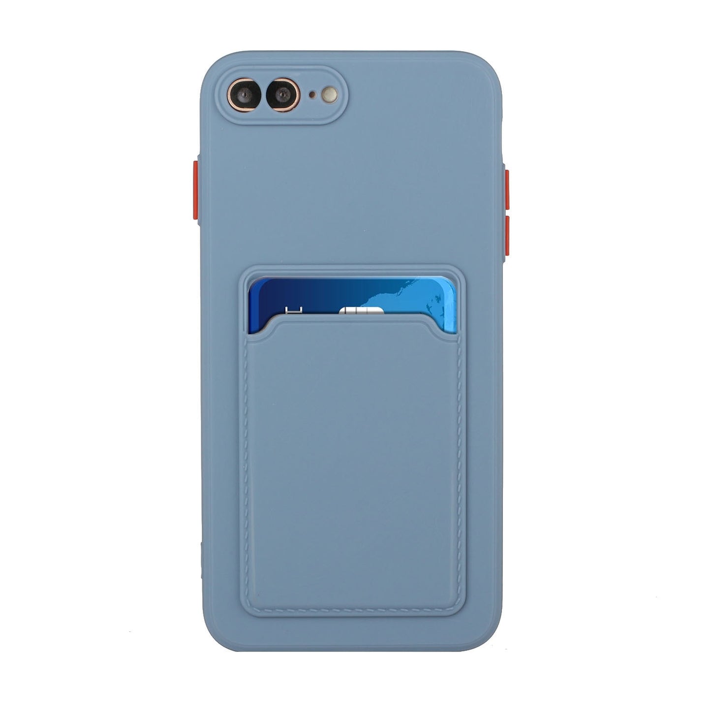 iPhone 7 Plus/8 Plus Shockproof TPU Case with Card Holder - Durable & Lightweight Design