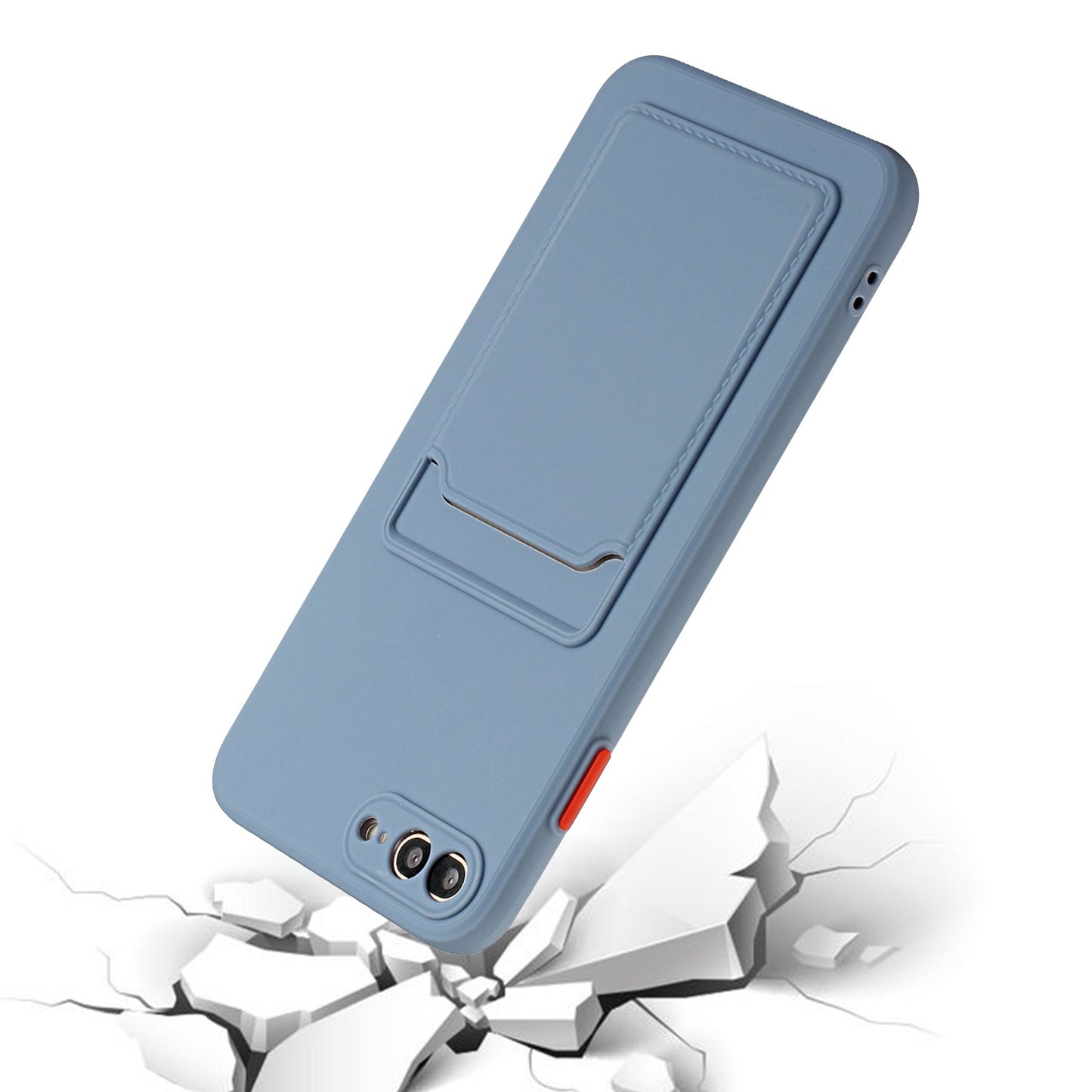iPhone 7 Plus/8 Plus Shockproof TPU Case with Card Holder - Durable & Lightweight Design
