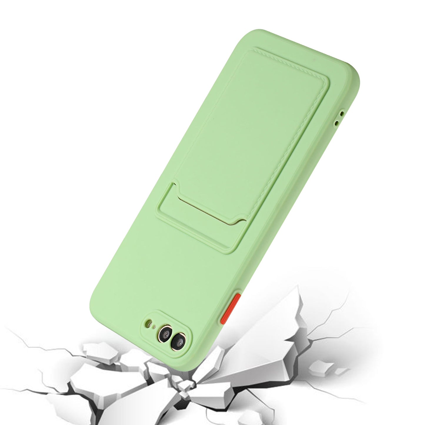 iPhone 7 Plus/8 Plus Shockproof TPU Case with Card Holder - Durable & Lightweight Design