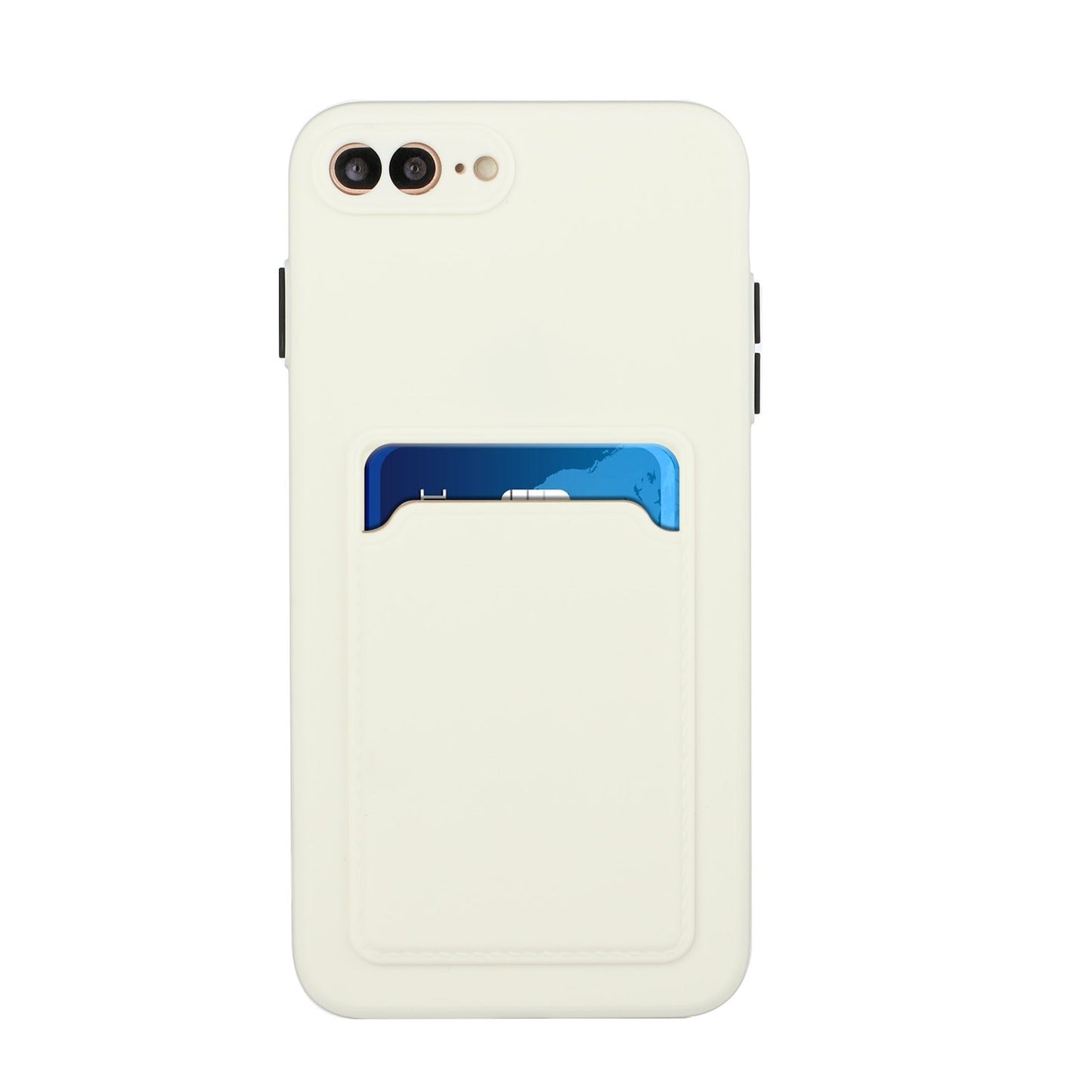 iPhone 7 Plus/8 Plus Shockproof TPU Case with Card Holder - Durable & Lightweight Design