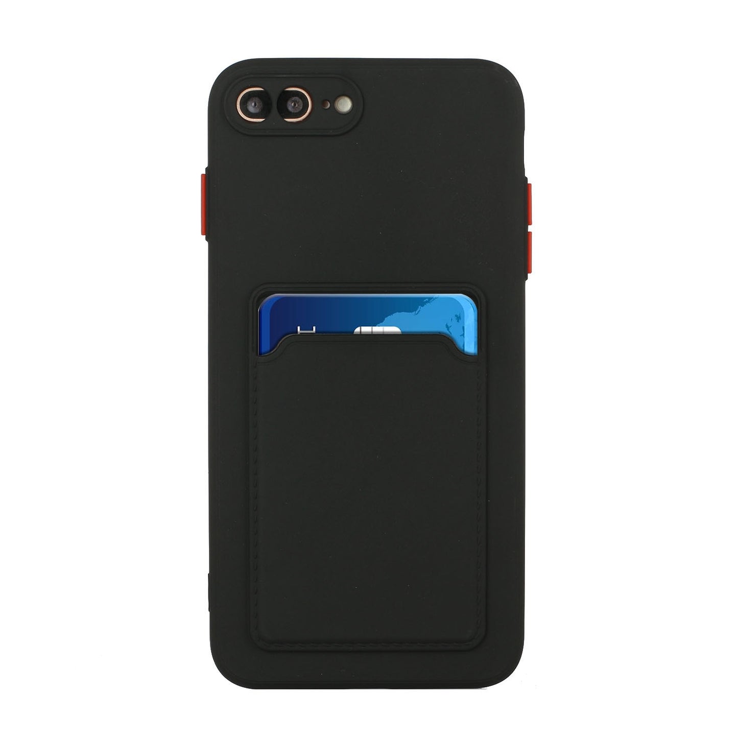 iPhone 7 Plus/8 Plus Shockproof TPU Case with Card Holder - Durable & Lightweight Design