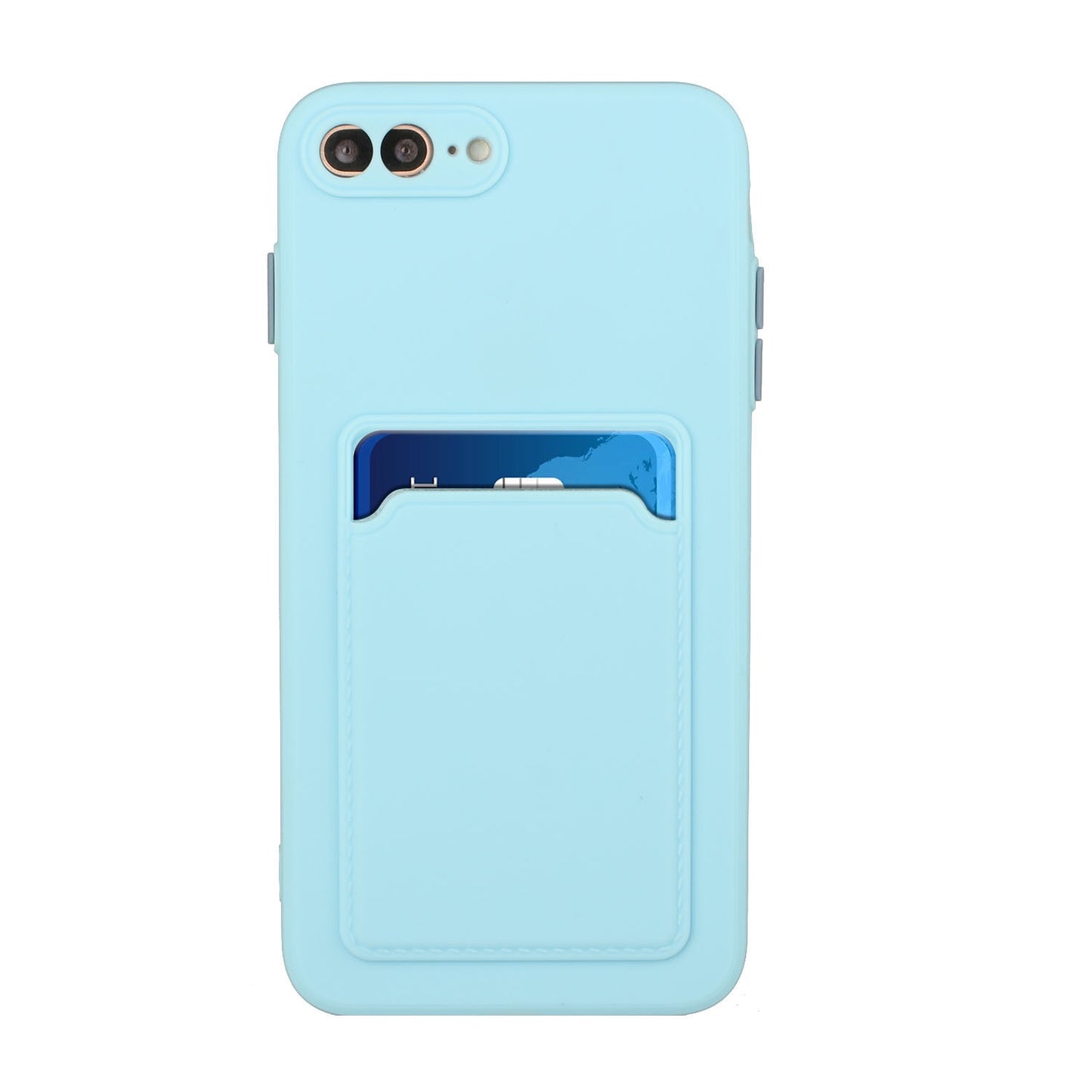 iPhone 7 Plus/8 Plus Shockproof TPU Case with Card Holder - Durable & Lightweight Design