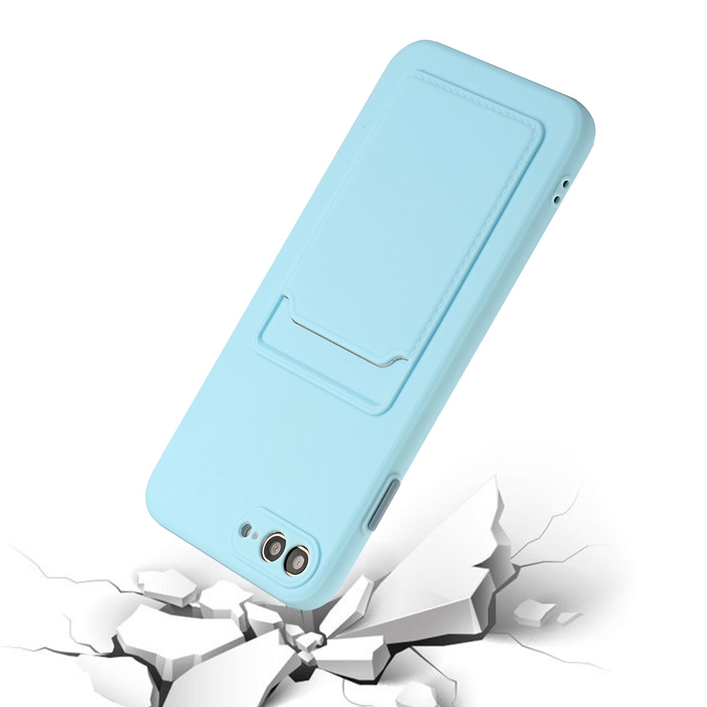iPhone 7 Plus/8 Plus Shockproof TPU Case with Card Holder - Durable & Lightweight Design