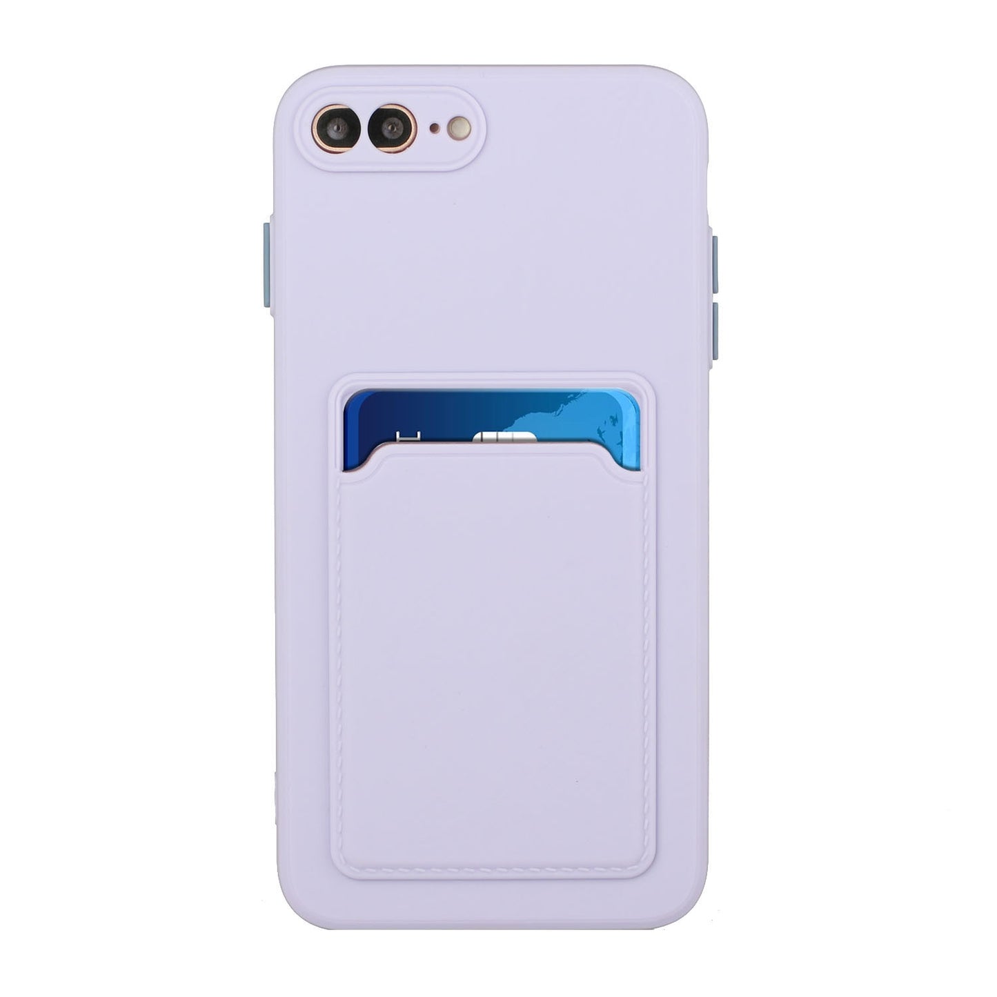 iPhone 7 Plus/8 Plus Shockproof TPU Case with Card Holder - Durable & Lightweight Design