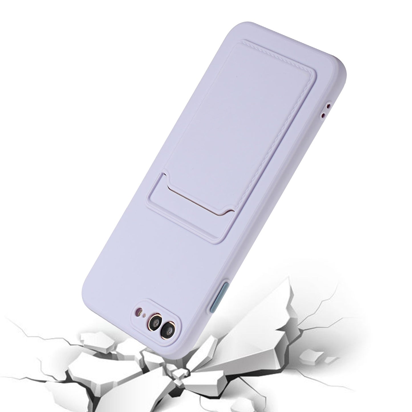 iPhone 7 Plus/8 Plus Shockproof TPU Case with Card Holder - Durable & Lightweight Design