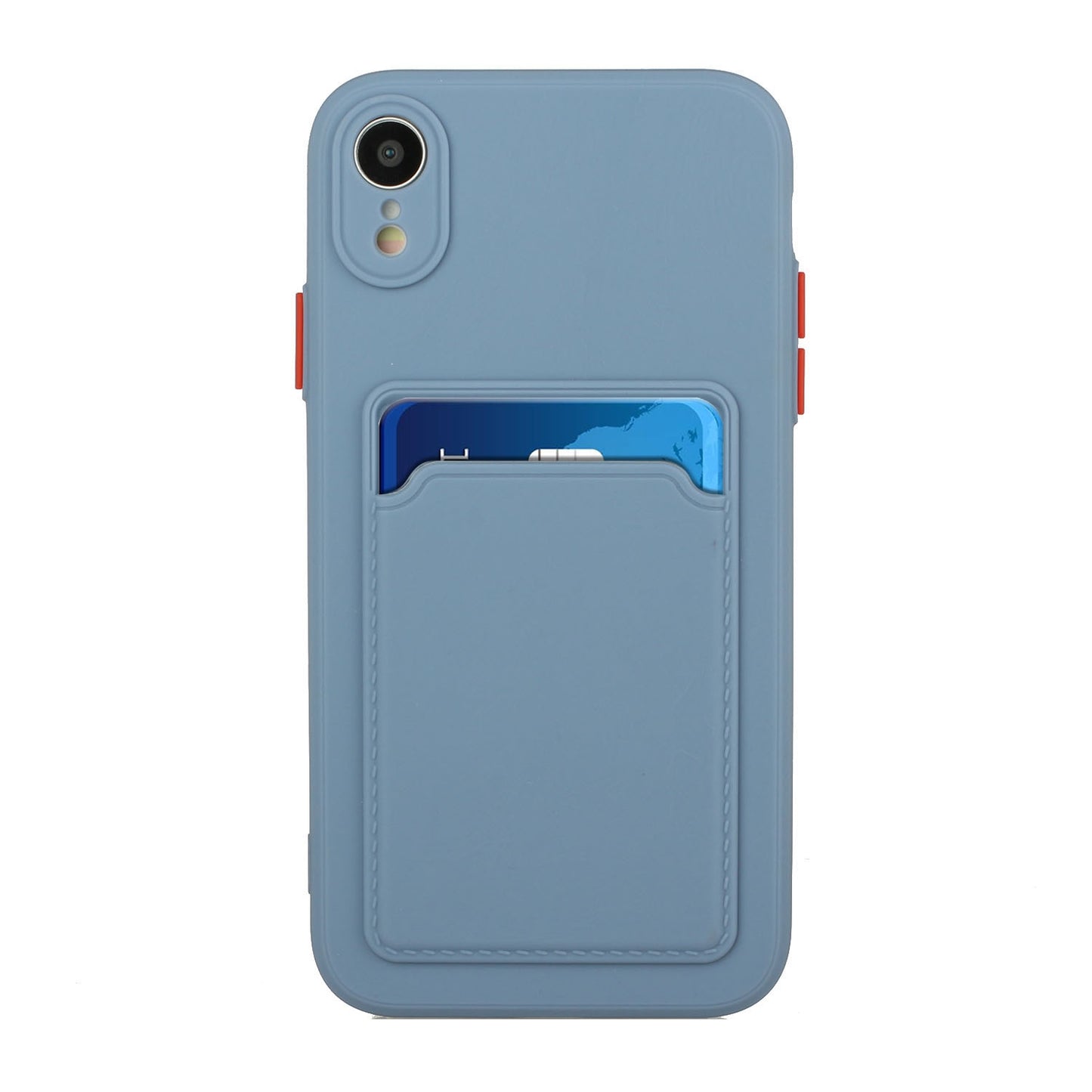 For Apple iPhone XR Shockproof TPU Case with Card Holder - Durable & Lightweight Design