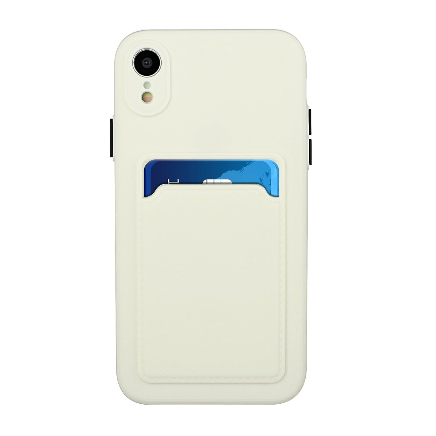 For Apple iPhone XR Shockproof TPU Case with Card Holder - Durable & Lightweight Design