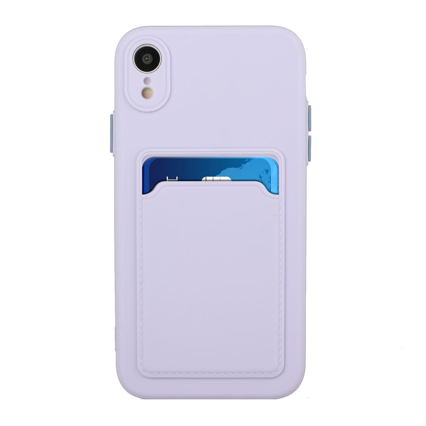 For Apple iPhone XR Shockproof TPU Case with Card Holder - Durable & Lightweight Design