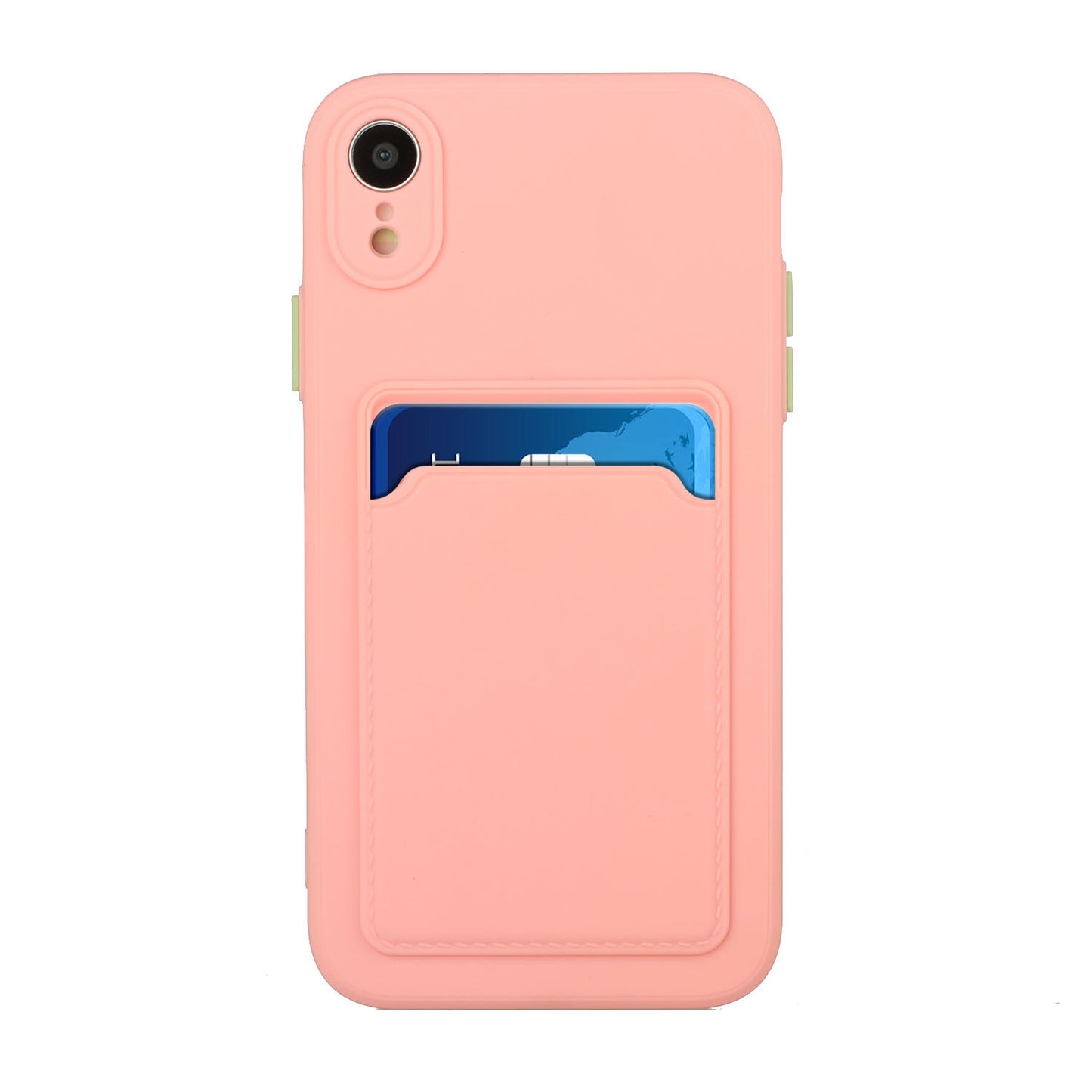 For Apple iPhone XR Shockproof TPU Case with Card Holder - Durable & Lightweight Design