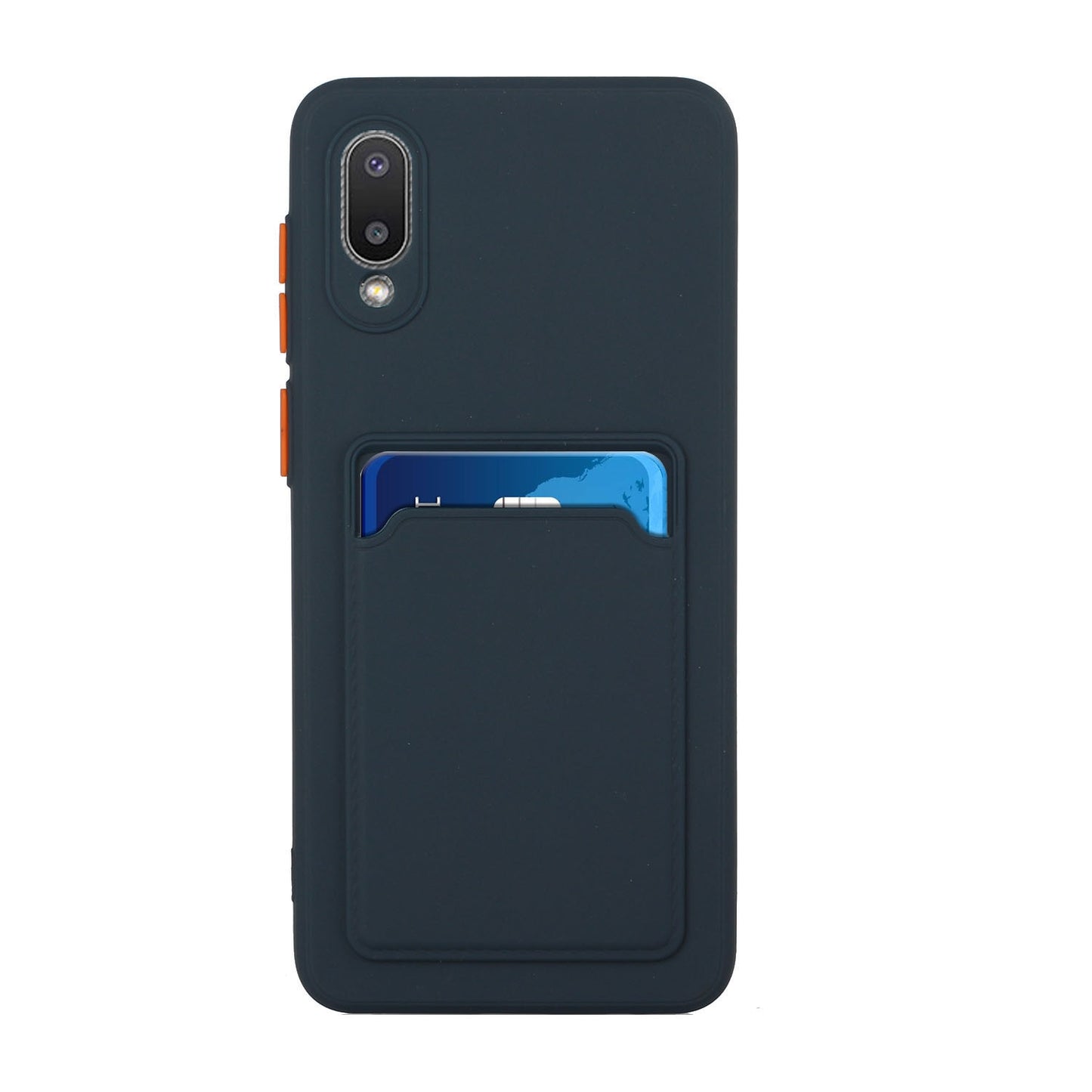For Samsung Galaxy A02 Shockproof TPU Case with Card Holder - Durable & Lightweight Design
