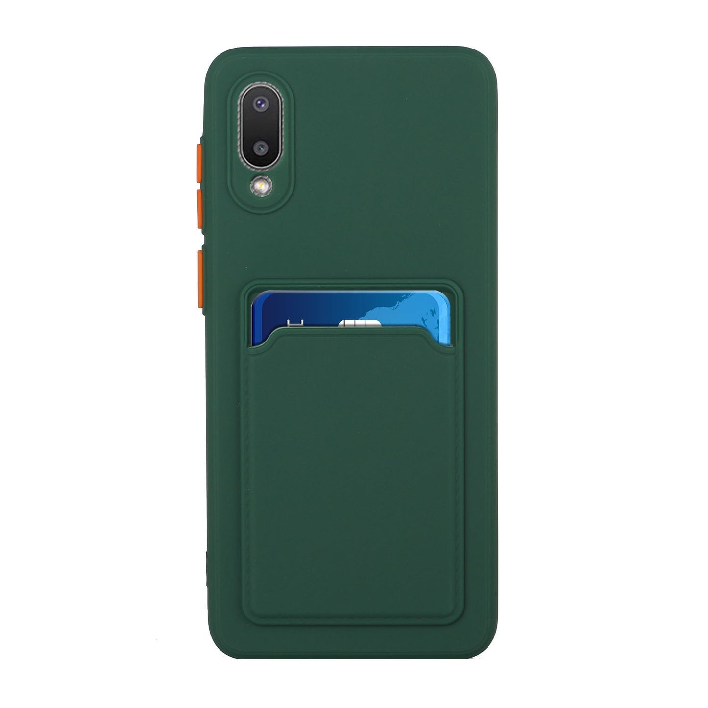 For Samsung Galaxy A02 Shockproof TPU Case with Card Holder - Durable & Lightweight Design