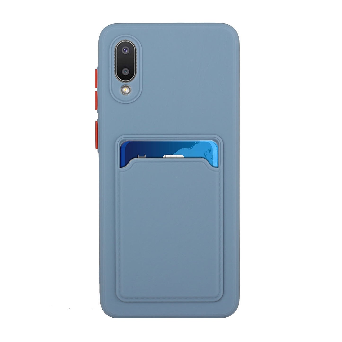 For Samsung Galaxy A02 Shockproof TPU Case with Card Holder - Durable & Lightweight Design