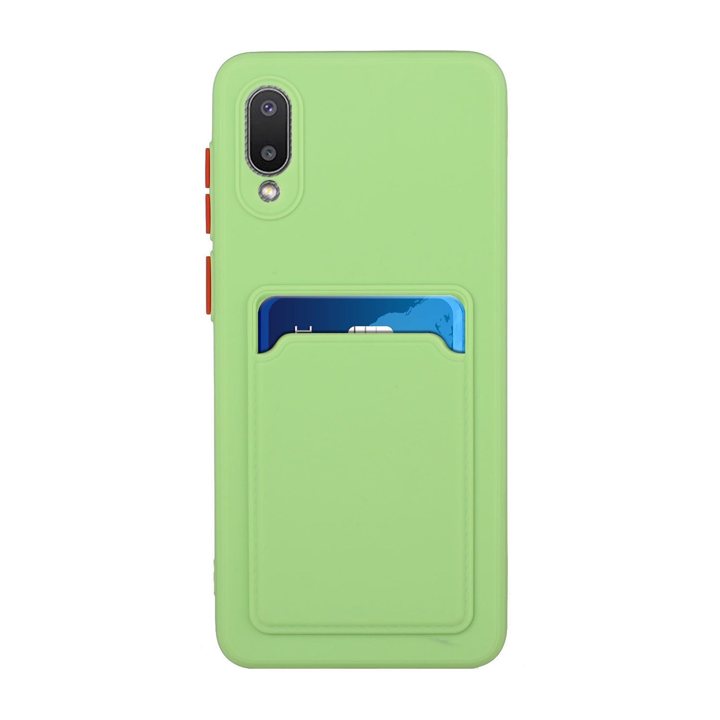 For Samsung Galaxy A02 Shockproof TPU Case with Card Holder - Durable & Lightweight Design