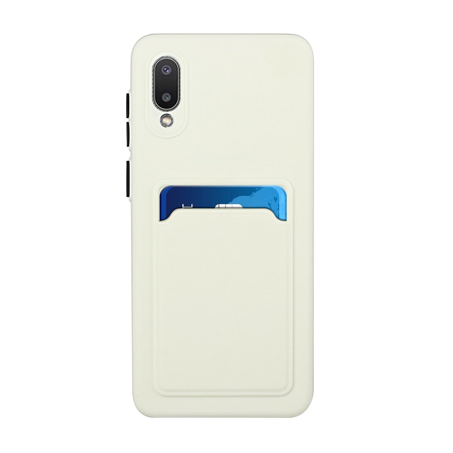 For Samsung Galaxy A02 Shockproof TPU Case with Card Holder - Durable & Lightweight Design
